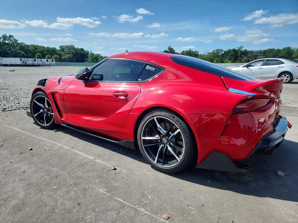 2022 Toyota Supra VIN WZ1DB0C07NW051668 COPART salvage auction — SIDE, FL - CERT OF TITLE SLVG REBUILDABLE, sold $17,300 on 2026-07-20 (photo 2)