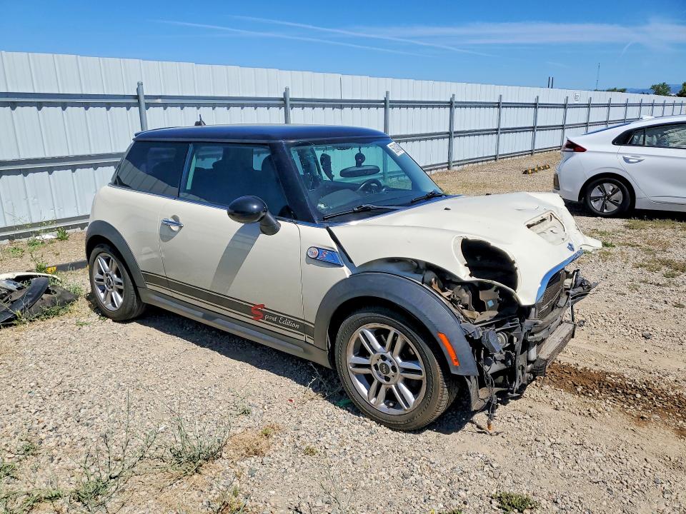 2012 Mini Cooper VIN WMWSV3C55CTY18875 COPART salvage auction — FRONT END, Ca - Salvage Certificate, sold $325 on 2026-08-07 (photo 4)
