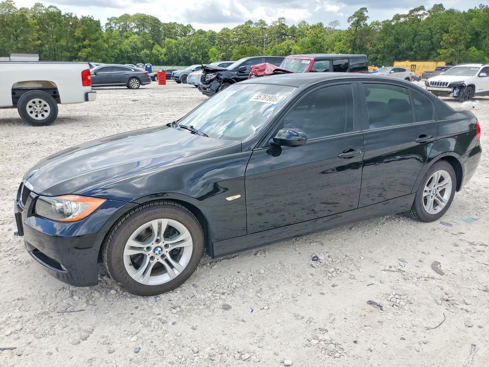 2008 BMW 3er VIN WBAVA33538KX85395 COPART salvage auction — SIDE, Tx - Certificate Of Title, sold $350 on 2026-07-24 (photo 1)