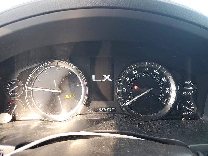 2021 Lexus Lx 570 VIN JTJDY7AX2M4342625 COPART salvage auction — SIDE, CA - SALVAGE CERTIFICATE, sold $52,500 on 2026-07-21 (photo 9)