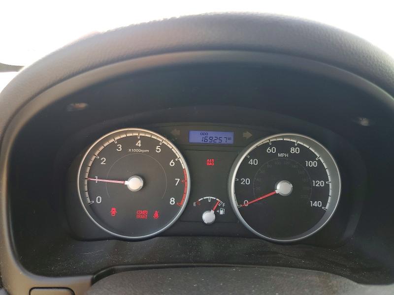 2010 Hyundai Accent VIN KMHCM3ACXAU164888 COPART salvage auction — FRONT END, OH - CERT OF TITLE-SALVAGE, sold $275 on 2026-07-15 (photo 9)
