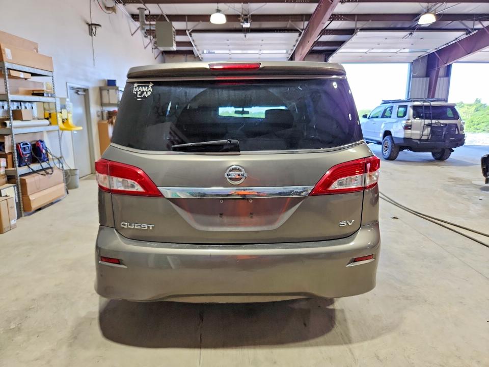 2015 Nissan Quest VIN JN8AE2KP5F9130036 COPART salvage auction — FRONT END, Pa - Certificate Of Salvage, sold $475 on 2026-07-02 (photo 6)