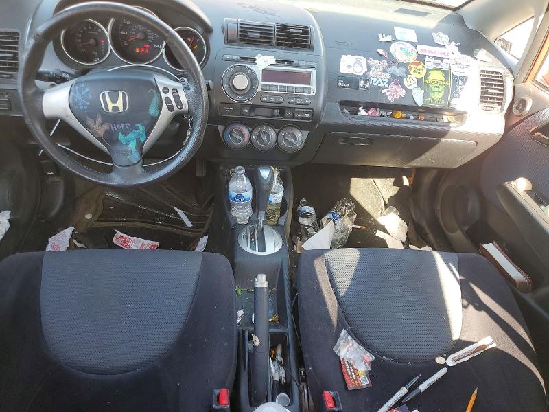 2008 Honda Fit VIN JHMGD38668S004503 COPART salvage auction — REAR END, Oh - Cert Of Title-Salvage, sold $250 on 2026-07-06 (photo 8)
