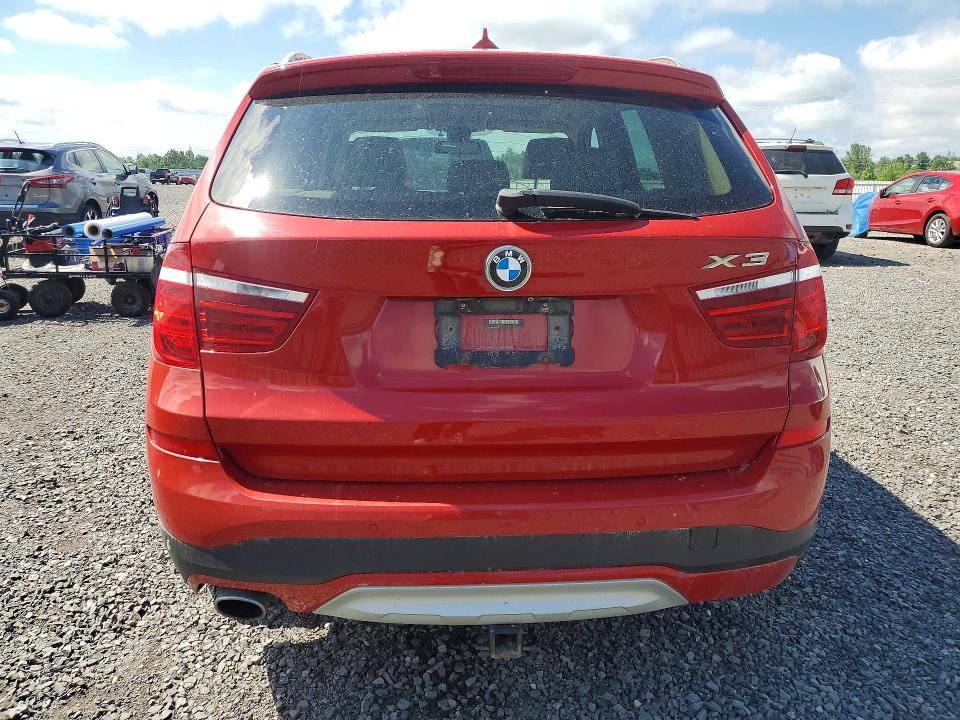 2015 BMW X3 VIN 5UXWY3C56F0E96749 COPART salvage auction — FRONT END, On - Permit Salvage, sold $4,300 on 2026-07-07 (photo 6)
