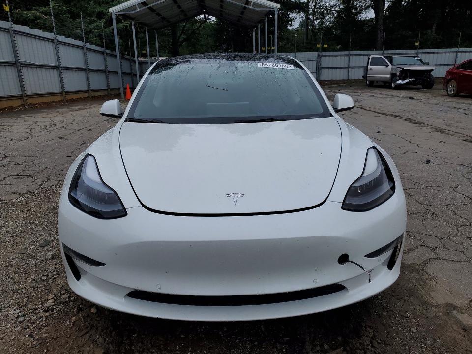 2022 Tesla Model 3 VIN 5YJ3E1EA9NF306693 COPART salvage auction — REAR END, Ga - Cert Of Title-Salvage, sold $7,900 on 2026-07-24 (photo 5)