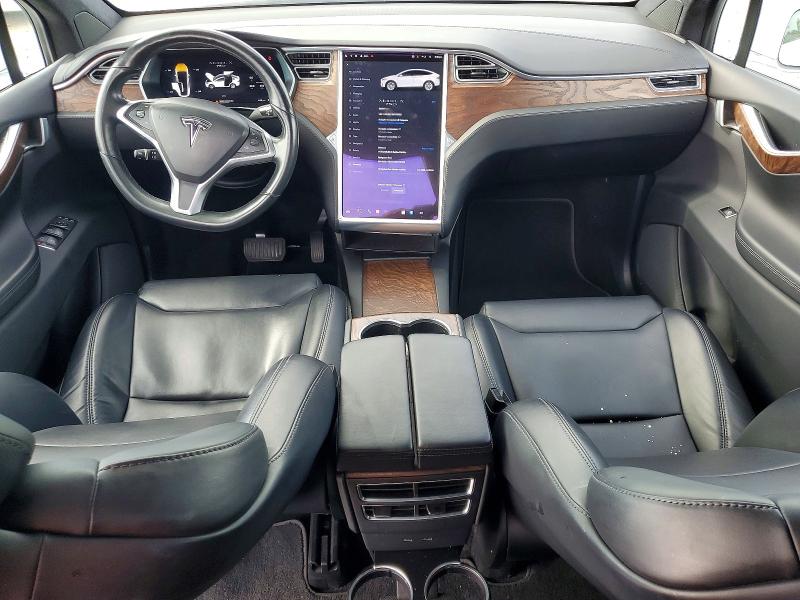 2017 Tesla Model x VIN 5YJXCBE27HF070152 COPART salvage auction — FRONT END, CA - SALVAGE CERTIFICATE, sold $4,250 on 2026-07-28 (photo 8)