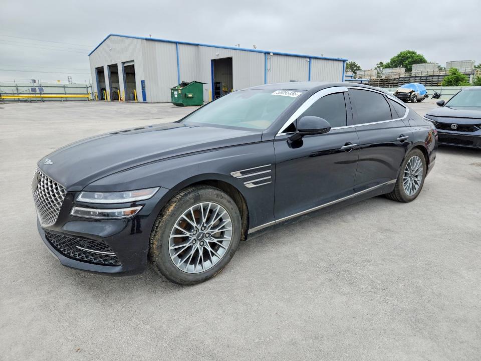 2023 Genesis G80 VIN KMTGB4SC5PU193158 COPART salvage auction — REAR END, Ok - Cert Of Title-Salvage, sold $11,700 on 2026-09-02 (photo 1)