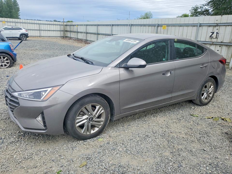 2020 Hyundai Elantra VIN KMHD84LF0LU105826 COPART salvage auction — VANDALISM, Az - Cert Of Title - Salvage, sold $3,950 on 2026-07-06 (photo 1)