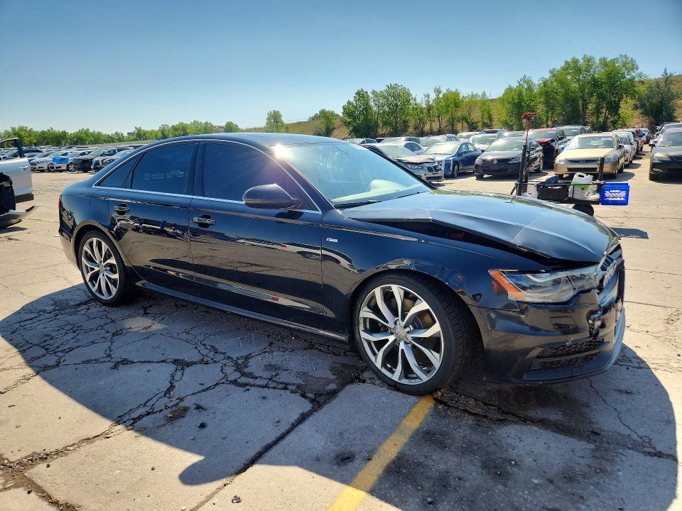 2014 Audi A6 VIN WAUHMAFC3EN120526 COPART salvage auction — FRONT END, Co - Salvage Title, sold $2,450 on 2026-09-02 (photo 4)