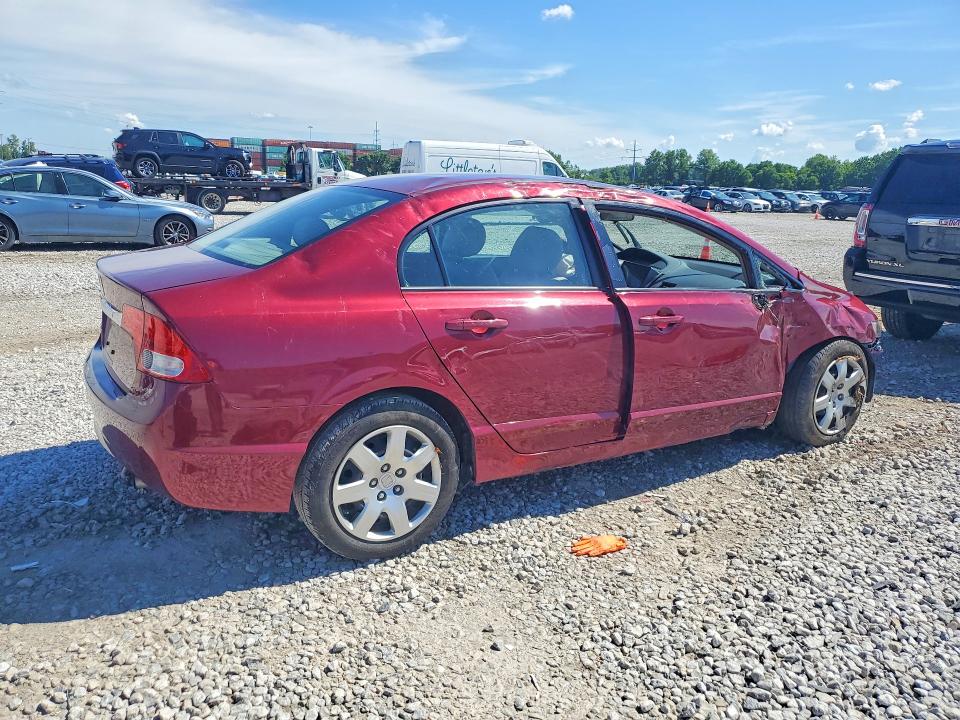 2011 Honda Civic VIN 19XFA1F54BE032573 COPART salvage auction — FRONT END, OH - CERT OF TITLE-SALVAGE, sold $950 on 2026-07-02 (photo 3)