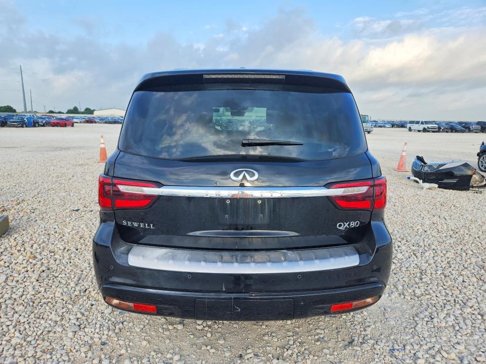 2020 Infiniti Qx80 VIN JN8AZ2NF4L9700112 COPART salvage auction — REAR END, TX - SALVAGE VEHICLE TITLE (P), sold $100 on 2026-07-30 (photo 6)