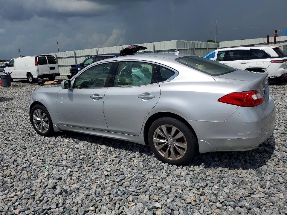 2013 Infiniti M VIN JN1BY1AR9DM601574 COPART salvage auction — FRONT END, Fl - Cert Of Title Slvg Rebuildable, sold $225 on 2026-07-21 (photo 2)