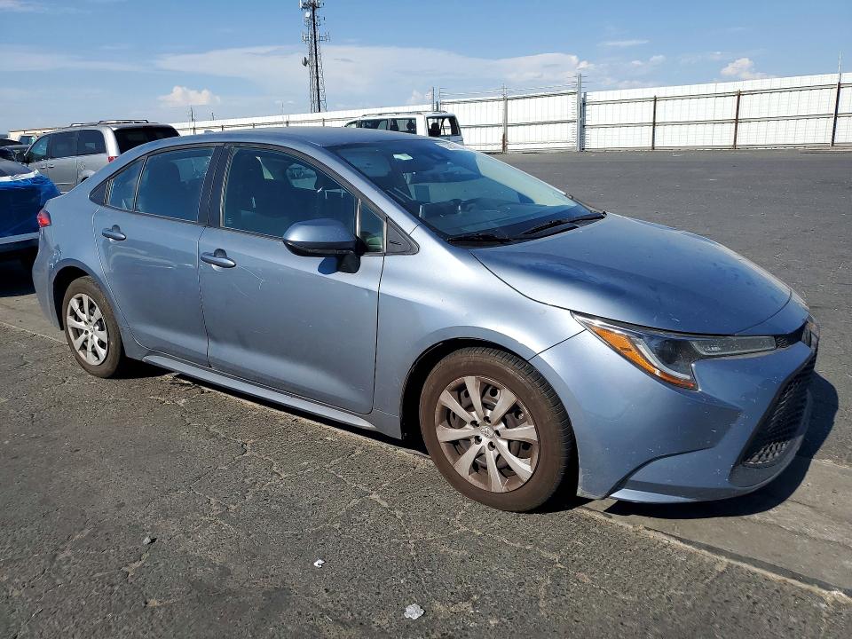2020 Toyota Corolla VIN 5YFEPRAE9LP104867 COPART salvage auction — FRONT END, CA - SALVAGE CERTIFICATE, sold $4,550 on 2026-07-23 (photo 4)