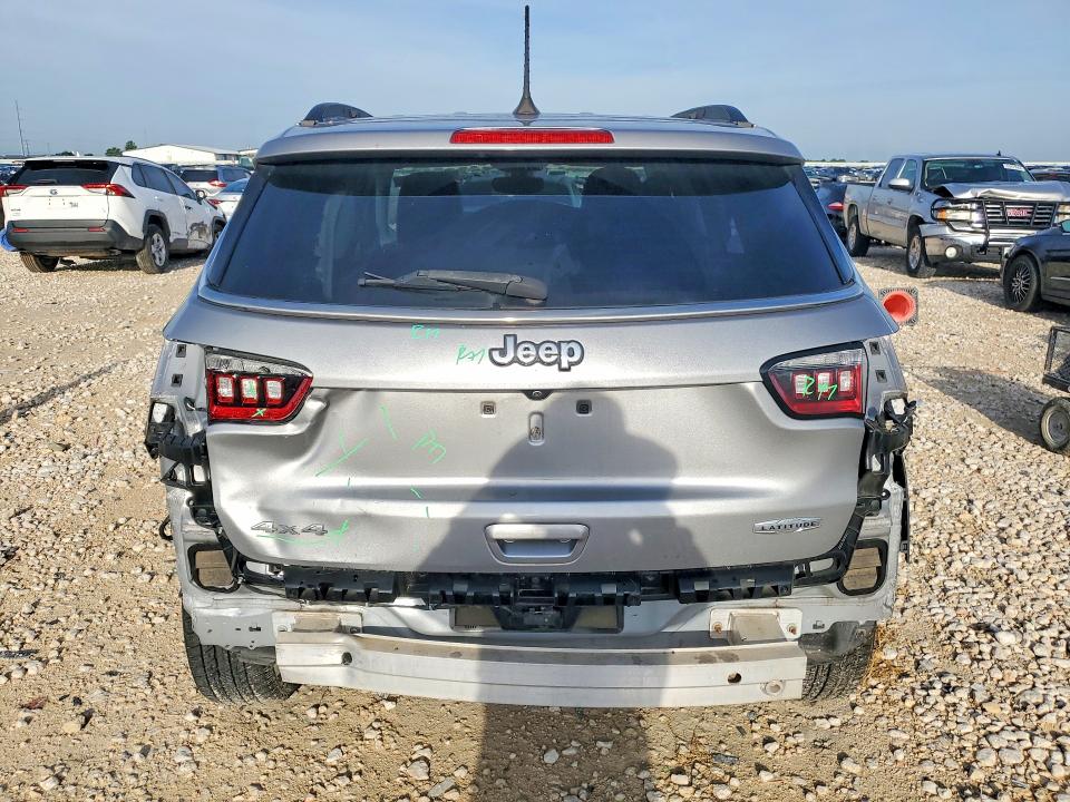2019 Jeep Compass VIN 3C4NJDBB9KT672203 COPART salvage auction — REAR END, Tx - Salvage Vehicle Title, sold $3,150 on 2026-07-09 (photo 6)