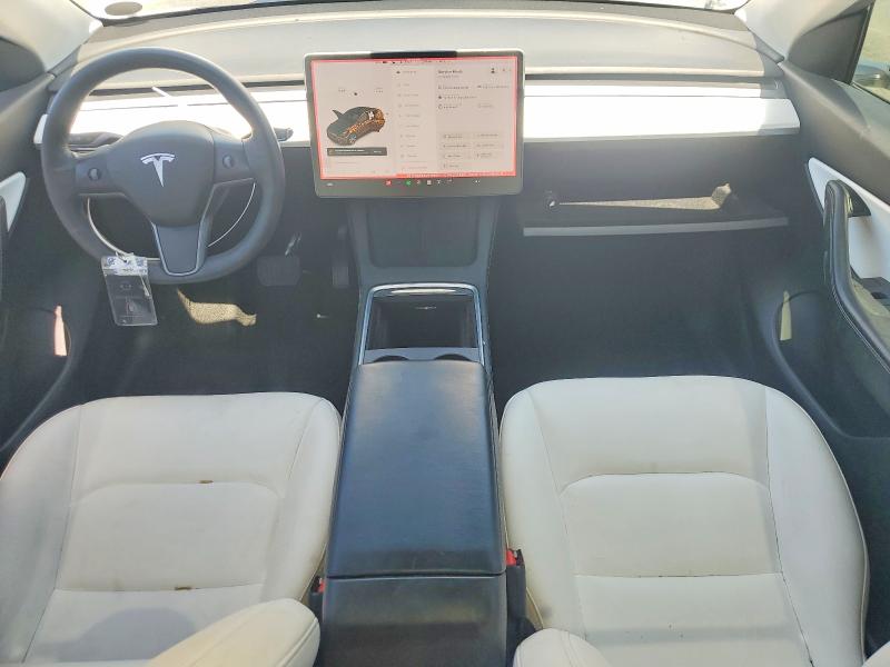 2021 Tesla Model y VIN 5YJYGAEE2MF189301 COPART salvage auction — FRONT END, Ca - Salvage Certificate, sold $90 on 2026-07-28 (photo 8)