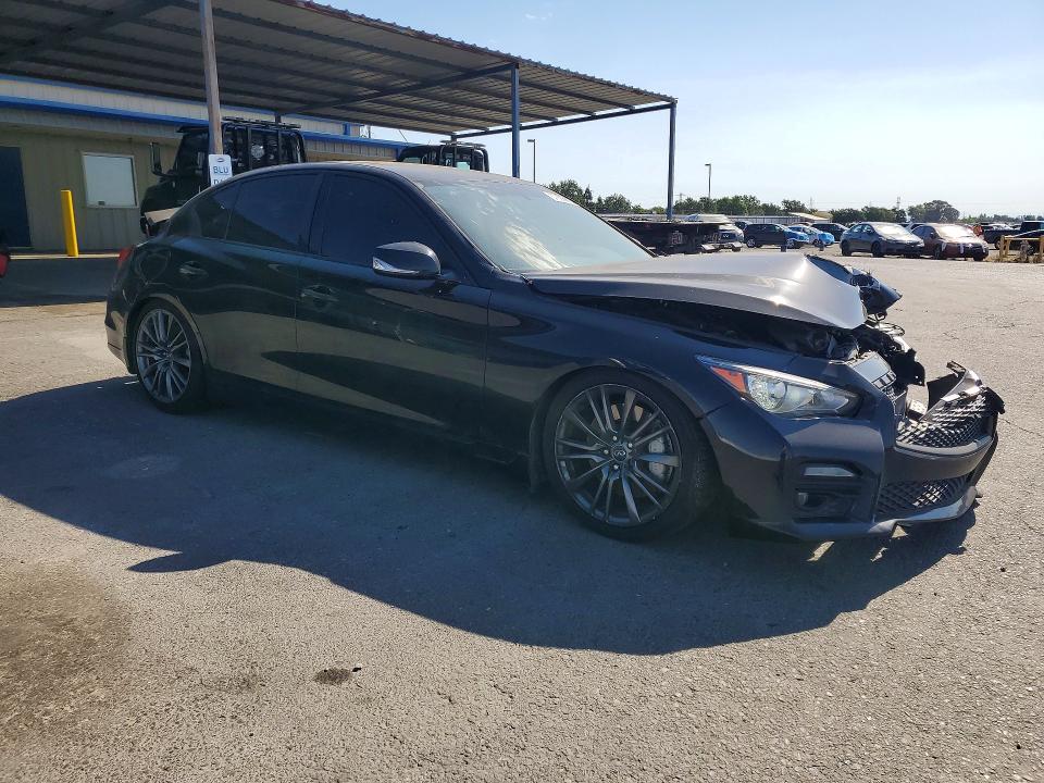 2016 Infiniti VIN JN1FV7AP0GM420797 COPART salvage auction — REAR END, Ca - Salvage Certificate, sold $3,000 on 2026-07-16 (photo 4)