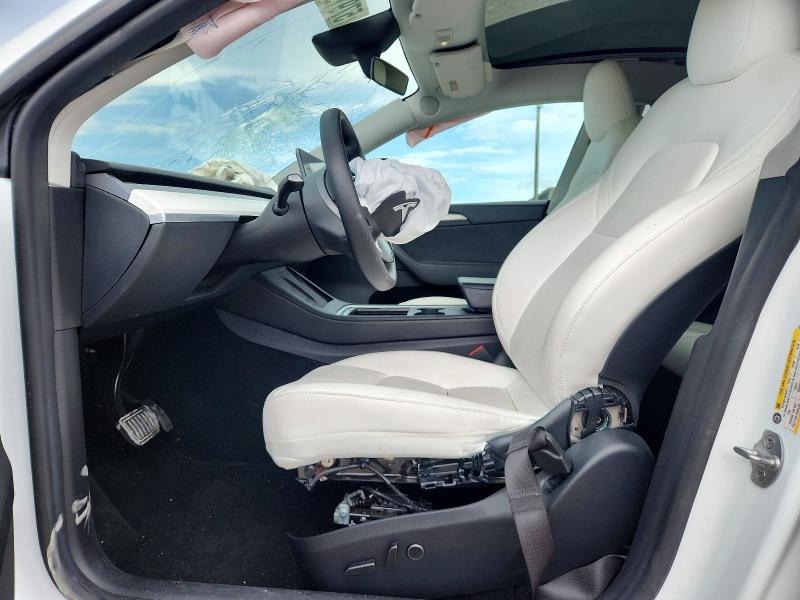 2023 Tesla Model y VIN 7SAYGAEE8PF933944 COPART salvage auction — FRONT END, Fl - Certificate Of Destruction, sold $8,400 on 2026-09-01 (photo 7)