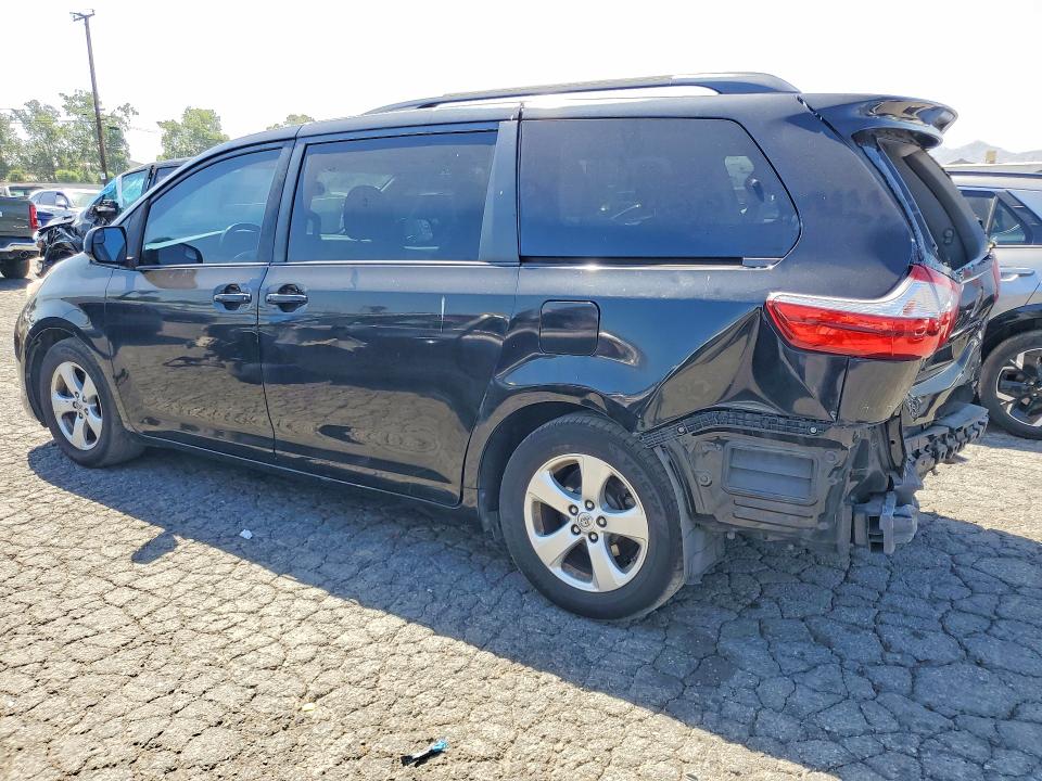 2016 Toyota Sienna VIN 5TDKK3DC2GS695369 COPART salvage auction — REAR END, Ca - Salvage Certificate, sold $2,750 on 2026-07-02 (photo 2)