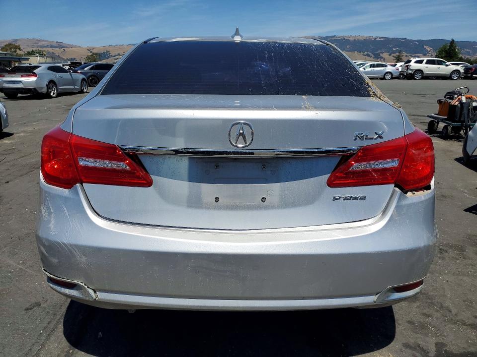 2014 Acura RLX VIN JH4KC1F34EC002636 COPART salvage auction — SIDE, Ca - Salvage Certificate, sold $2,150 on 2026-07-07 (photo 6)