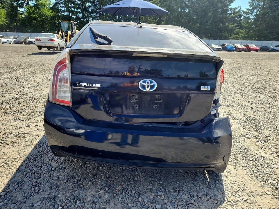 2013 Toyota Prius VIN JTDKN3DU5D1689381 COPART salvage auction — REAR END, WA - BILL OF SALE, sold $750 on 2026-07-10 (photo 6)