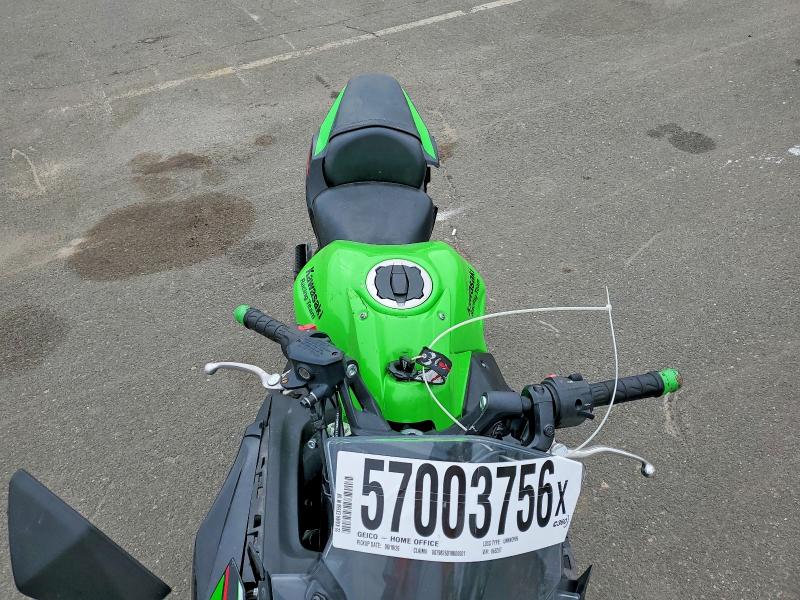 2022 Kawasaki Ex VIN ML5EXEM18NDA65287 COPART salvage auction — FRONT END, Ny - Mv-907A Salvage Certificate, sold $675 on 2026-07-02 (photo 5)