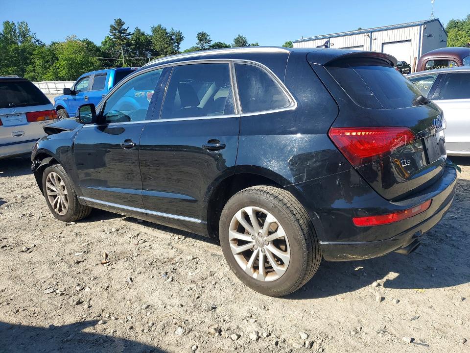 2014 Audi Q5 VIN WA1CFAFP5EA050569 COPART salvage auction — FRONT END, Ma - Cert Of Title-Reconstrctd Coll, sold $1,750 on 2026-07-09 (photo 2)