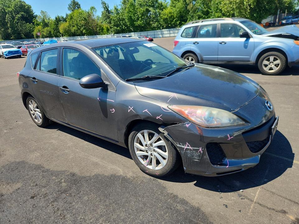 2012 Mazda VIN JM1BL1L81C1681596 COPART salvage auction — FRONT END, Or - Salvage Title Certificate, sold $125 on 2026-07-29 (photo 4)