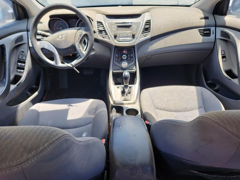 2016 Hyundai Elantra VIN KMHDH4AE8GU583752 COPART salvage auction — VANDALISM, Ca - Dis/Dlr/Exp Only Clean Title, sold $950 on 2026-07-15 (photo 8)