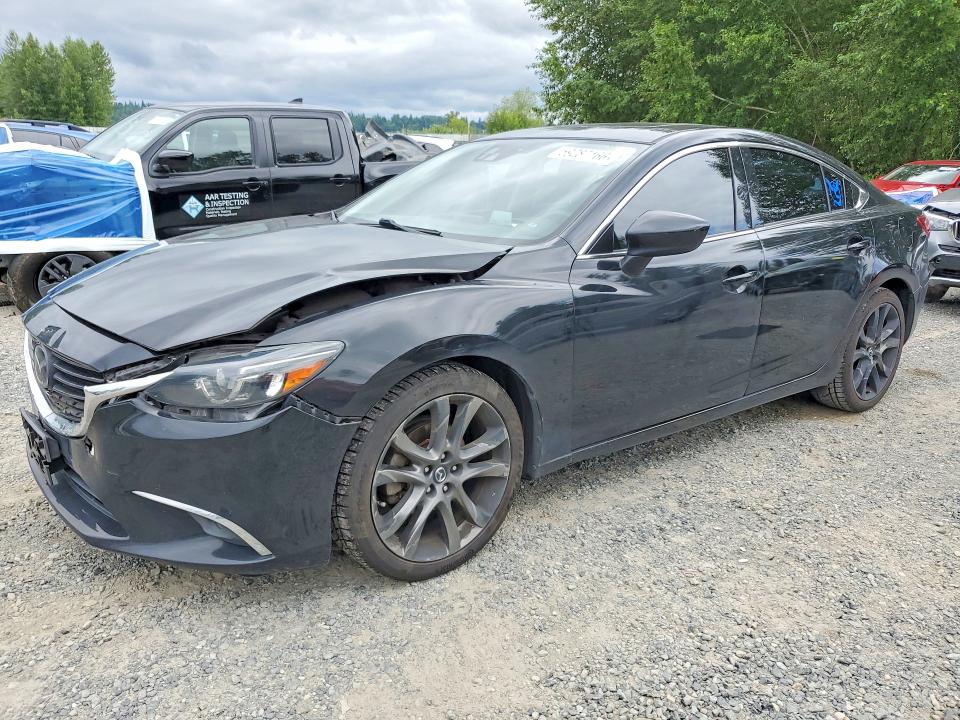 2016 Mazda 6 VIN JM1GJ1W53G1452985 COPART salvage auction — FRONT END, Wa - Bill Of Sale, sold $1,300 on 2026-07-20 (photo 1)