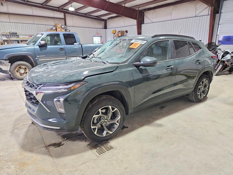 2025 Chevrolet VIN KL77LHEP1SC156721 COPART salvage auction — FRONT END, Az - Cert Of Title - Salvage, sold $3,650 on 2026-07-10 (photo 1)