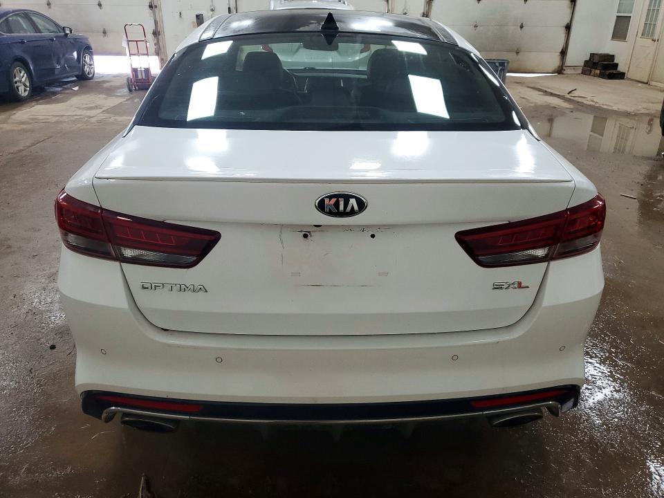 2016 Kia Optima VIN 5XXGV4L21GG116238 COPART salvage auction — FRONT END, Mi - Certificate Of Title, sold $925 on 2026-07-29 (photo 6)