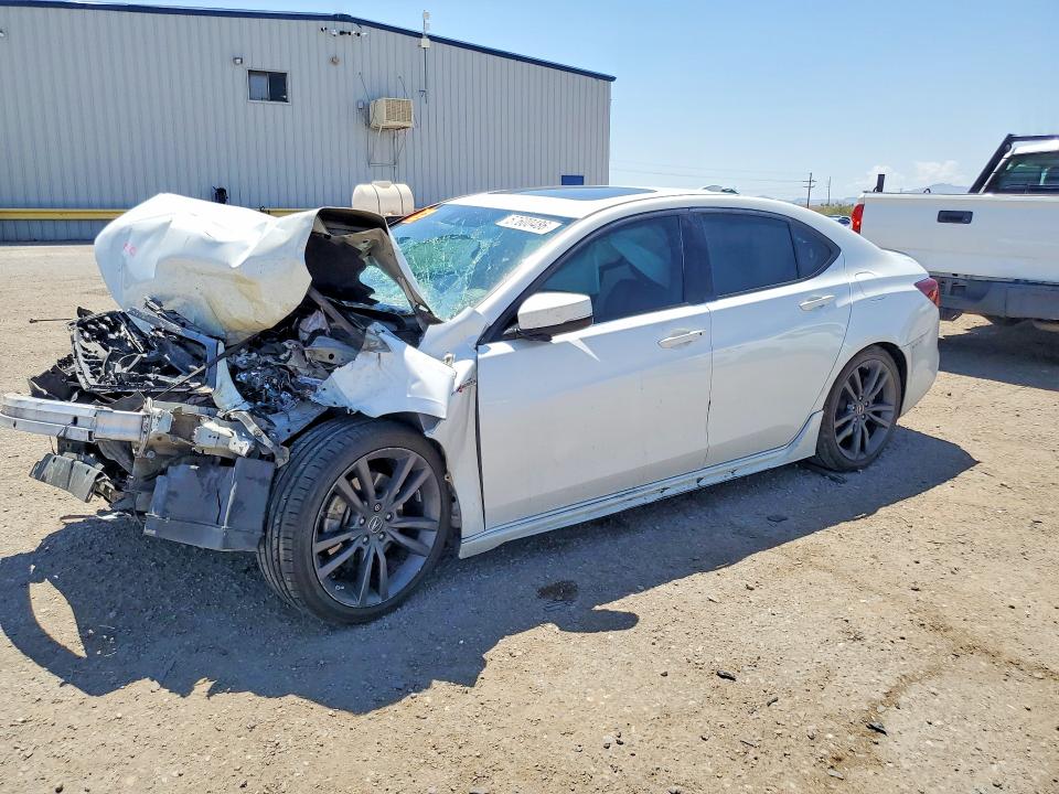 2020 Acura Tlx VIN 19UUB1F6XLA012363 COPART salvage auction — FRONT END, AZ - CERT OF TITLE - SALVAGE, sold $1,200 on 2026-07-31 (photo 1)