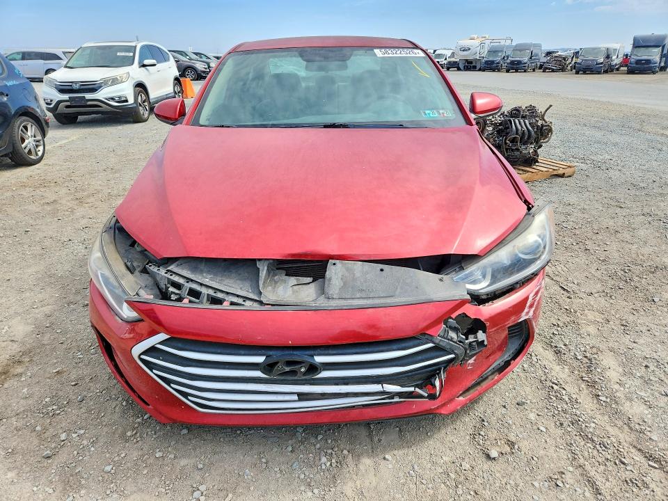 2017 Hyundai Elantra VIN 5NPD84LFXHH016223 COPART salvage auction — FRONT END, Ca - Salvage Certificate, sold $2,850 on 2026-07-02 (photo 5)