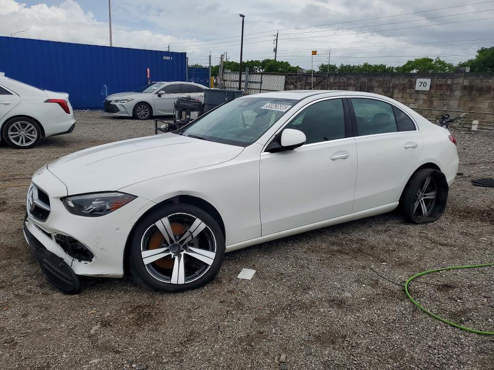 2025 Mercedes-benz C class VIN W1KAF4GB1SR249087 COPART salvage auction — UNDERCARRIAGE, Fl - Certificate Of Destruction, sold $20,800 on 2026-07-13 (photo 1)