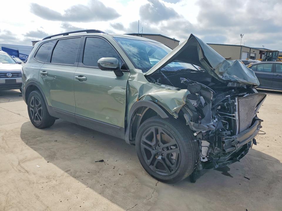 2025 Kia Telluride VIN 5XYP3DGC2SG653066 COPART salvage auction — FRONT END, Tx - Certificate Of Title, sold $12,900 on 2026-07-02 (photo 4)