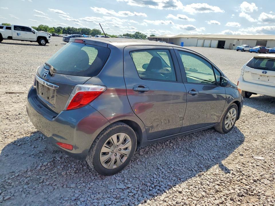 2013 Toyota Yaris VIN JTDKTUD3XDD562806 COPART salvage auction — SIDE, Tn - Salvage Certificate, sold $1,800 on 2026-07-28 (photo 3)