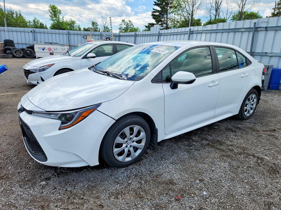 2022 Toyota Corolla VIN 5YFBPMBE9NP384409 COPART salvage auction — REAR END, On - Permit Salvage, sold $7,400 on 2026-07-07 (photo 1)