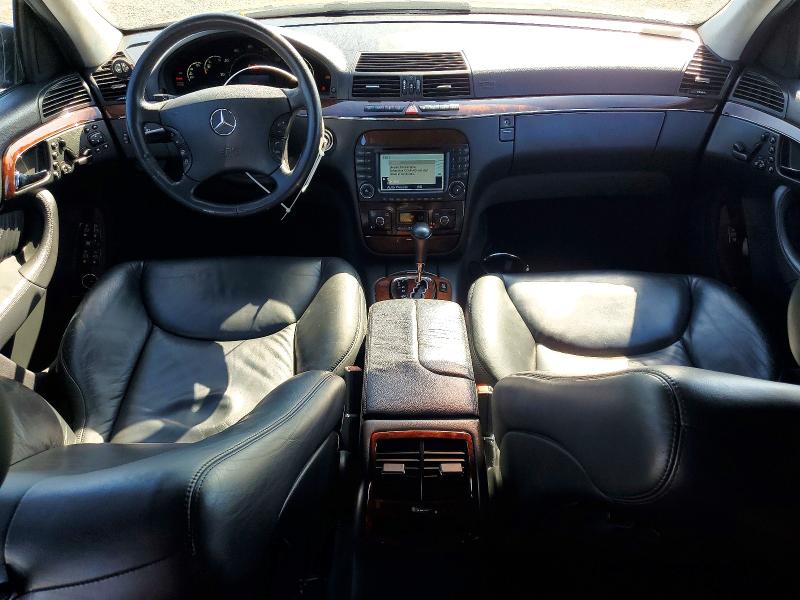 2003 Mercedes-benz S class VIN WDBNG75J73A316035 COPART salvage auction — FRONT END, CA - SALVAGE CERTIFICATE, sold $275 on 2026-07-21 (photo 8)