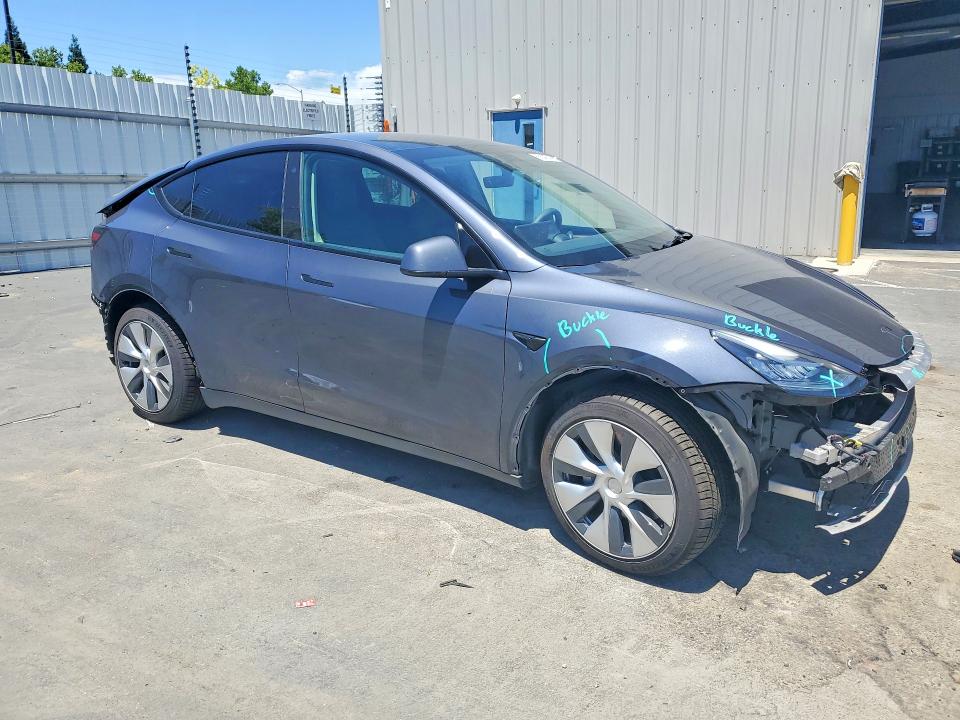 2022 Tesla Model y VIN 7SAYGDEE1NF571938 COPART salvage auction — FRONT END, Ca - Salvage Certificate, sold $8,200 on 2026-07-02 (photo 4)