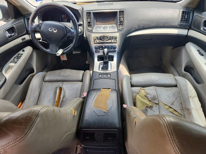 2008 Infiniti Ex35 VIN JNKBV61E88M224496 COPART salvage auction — REAR END, Tx - Salvage Vehicle Title, sold $200 on 2026-07-07 (photo 8)