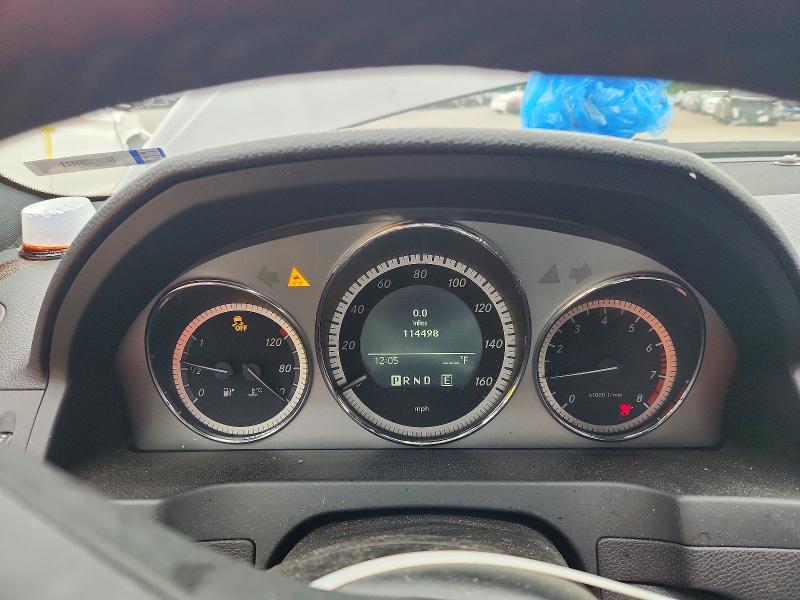 2011 Mercedes-benz C class VIN WDDGF8BB7BR182360 COPART salvage auction — FRONT END, Ma - Cert Of Title-Salvage, sold $475 on 2026-07-09 (photo 9)