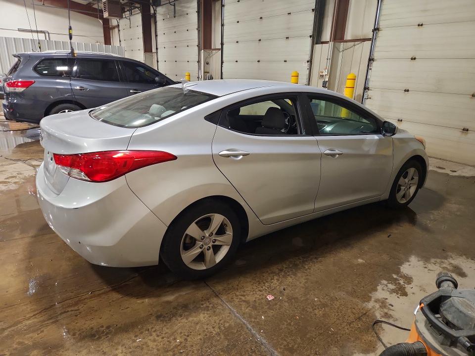 2012 Hyundai VIN KMHDH4AE6CU268667 COPART salvage auction — VANDALISM, Pa - Certificate Of Salvage, sold $400 on 2026-07-21 (photo 3)