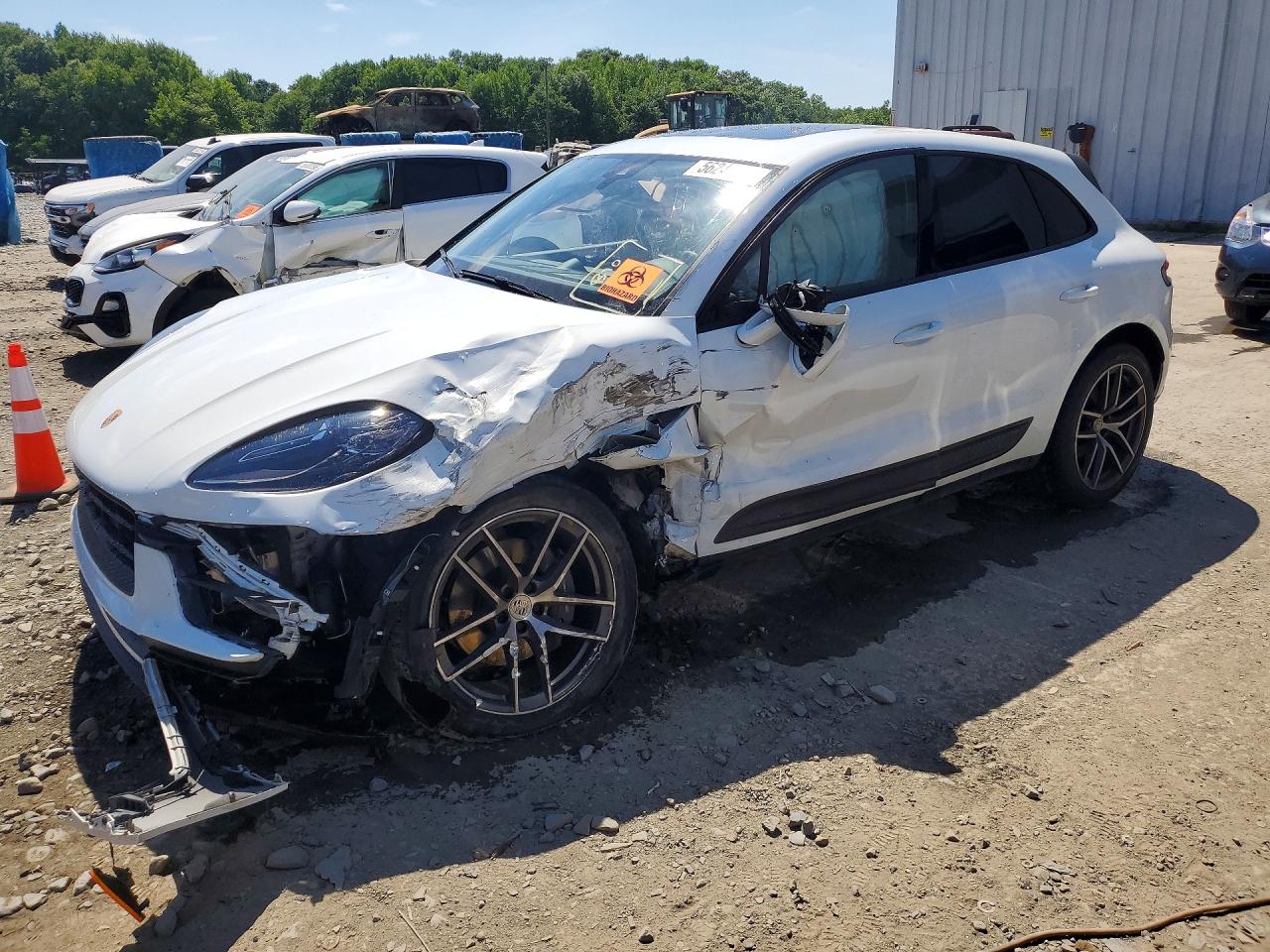 2022 Porsche Macan VIN WP1AA2A53NLB10746 — COPART salvage auction photo