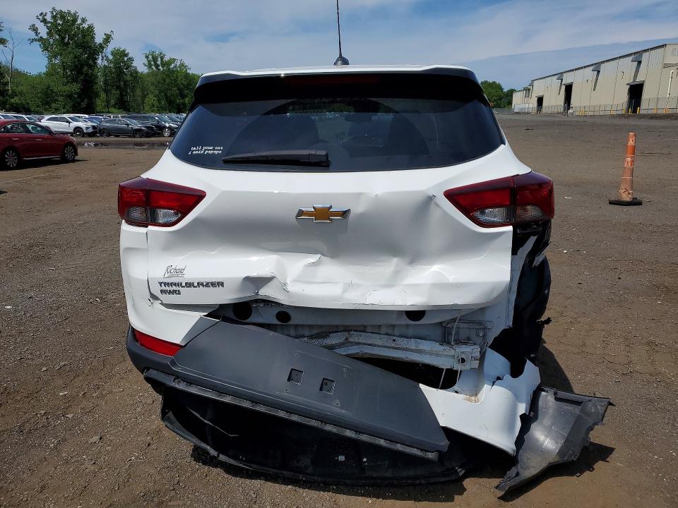 2024 Chevrolet Trailblazer VIN KL79MNSL8RB086950 COPART salvage auction — REAR END, Ct - Cert Of Title-Salvage, sold $2,250 on 2026-07-28 (photo 6)