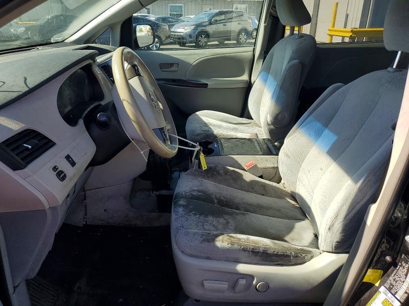 2013 Toyota Sienna VIN 5TDKK3DC1DS307706 COPART salvage auction — FRONT END, Ca - Salvage Certificate, sold $175 on 2026-07-22 (photo 7)
