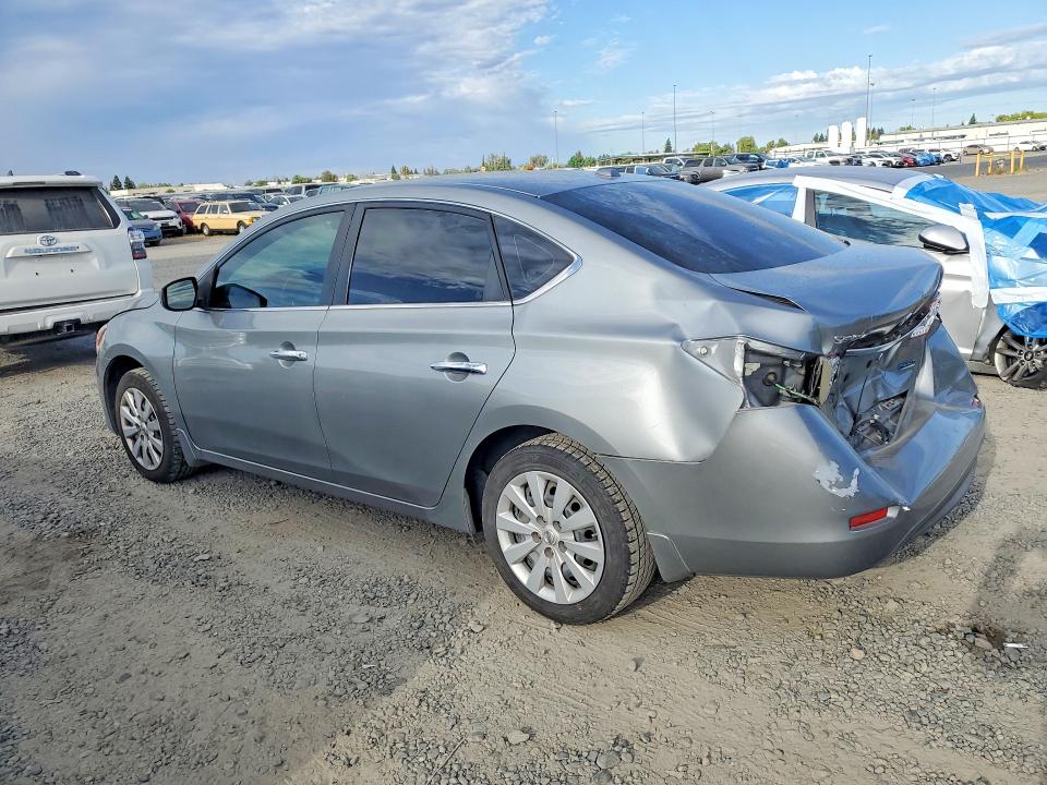 2013 Nissan Sentra VIN 3N1AB7AP6DL619989 COPART salvage auction — REAR END, CA - SALVAGE CERTIFICATE, sold $275 on 2026-07-02 (photo 2)
