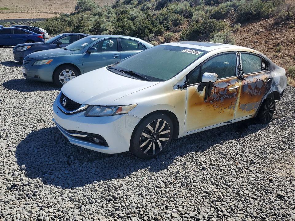 2014 Honda Civic VIN 19XFB2F95EE051708 COPART salvage auction — BURN, Nv - Salvage Title, sold $1,100 on 2026-07-09 (photo 1)
