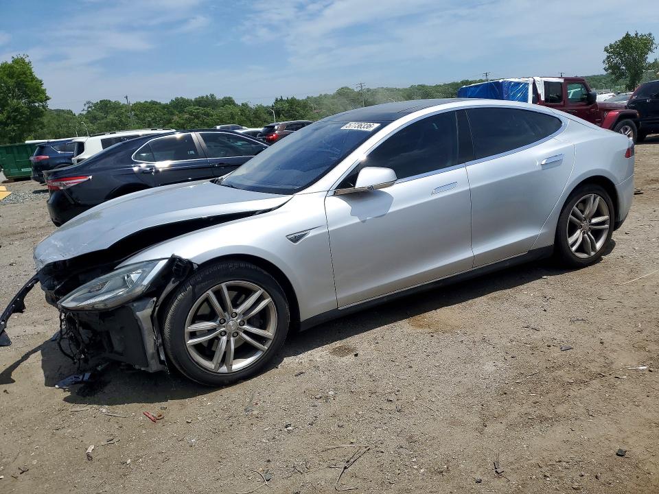 2014 Tesla VIN 5YJSA1H10EFP53321 COPART salvage auction — FRONT END, Md - Cert Of Salvage > 75% Damage, sold $1,950 on 2026-07-09 (photo 1)