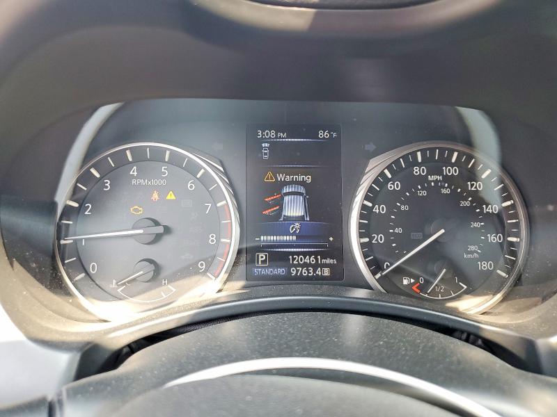 2019 Infiniti Q50 VIN JN1EV7AR6KM593116 COPART salvage auction — FRONT END, Co - Public - Salvage Title, sold $2,550 on 2026-07-23 (photo 9)
