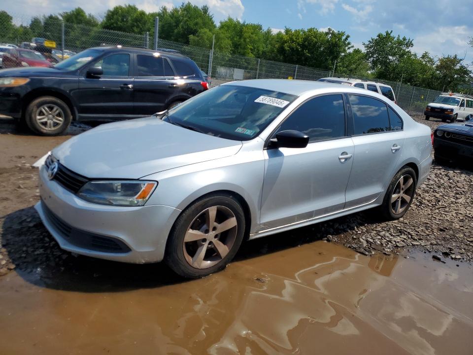 2014 Volkswagen Jetta VIN 3VW2K7AJ3EM321096 COPART salvage auction — FRONT END, Pa - Certificate Of Salvage, sold $425 on 2026-07-06 (photo 1)